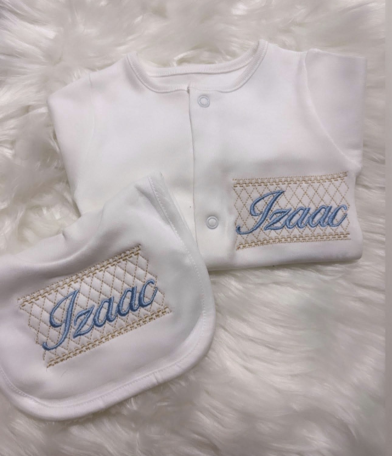 Faux Smocked Set