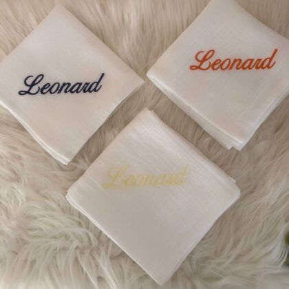 Personalised muslin