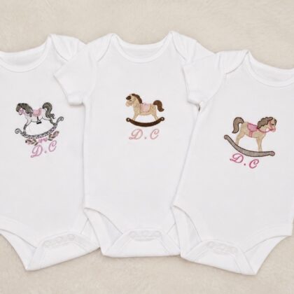 Rocking Horse Vest - set of 3