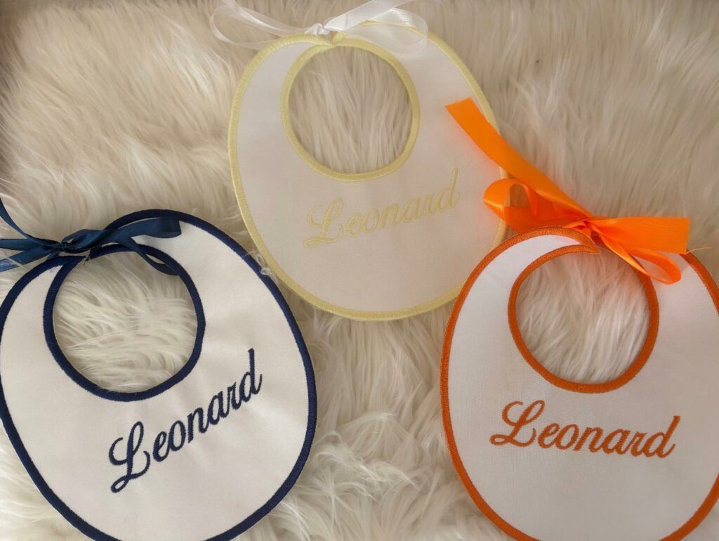 Personalised bib