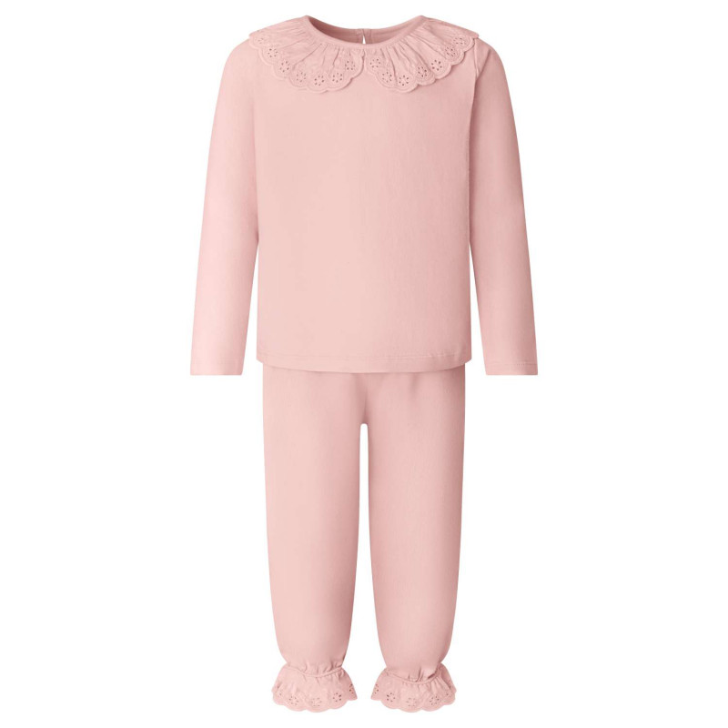 Long sleeved personalised frilled children pyjamas - Image 2