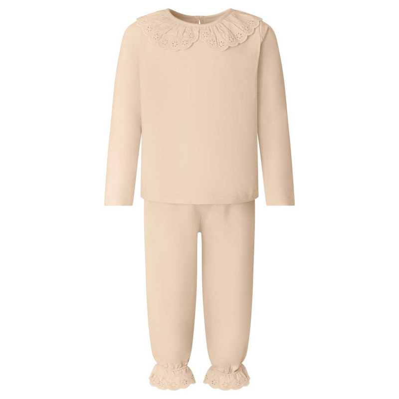 Long sleeved personalised frilled children pyjamas - Image 4
