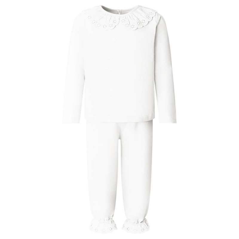 Long sleeved personalised frilled children pyjamas - Image 5