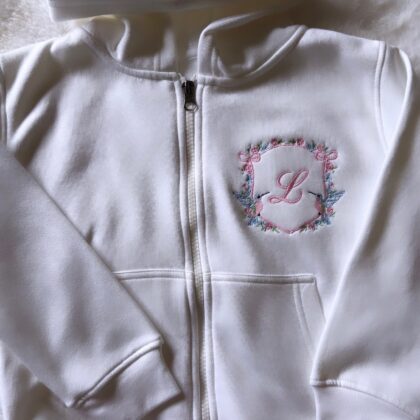 Girls Zip Up Hoodie