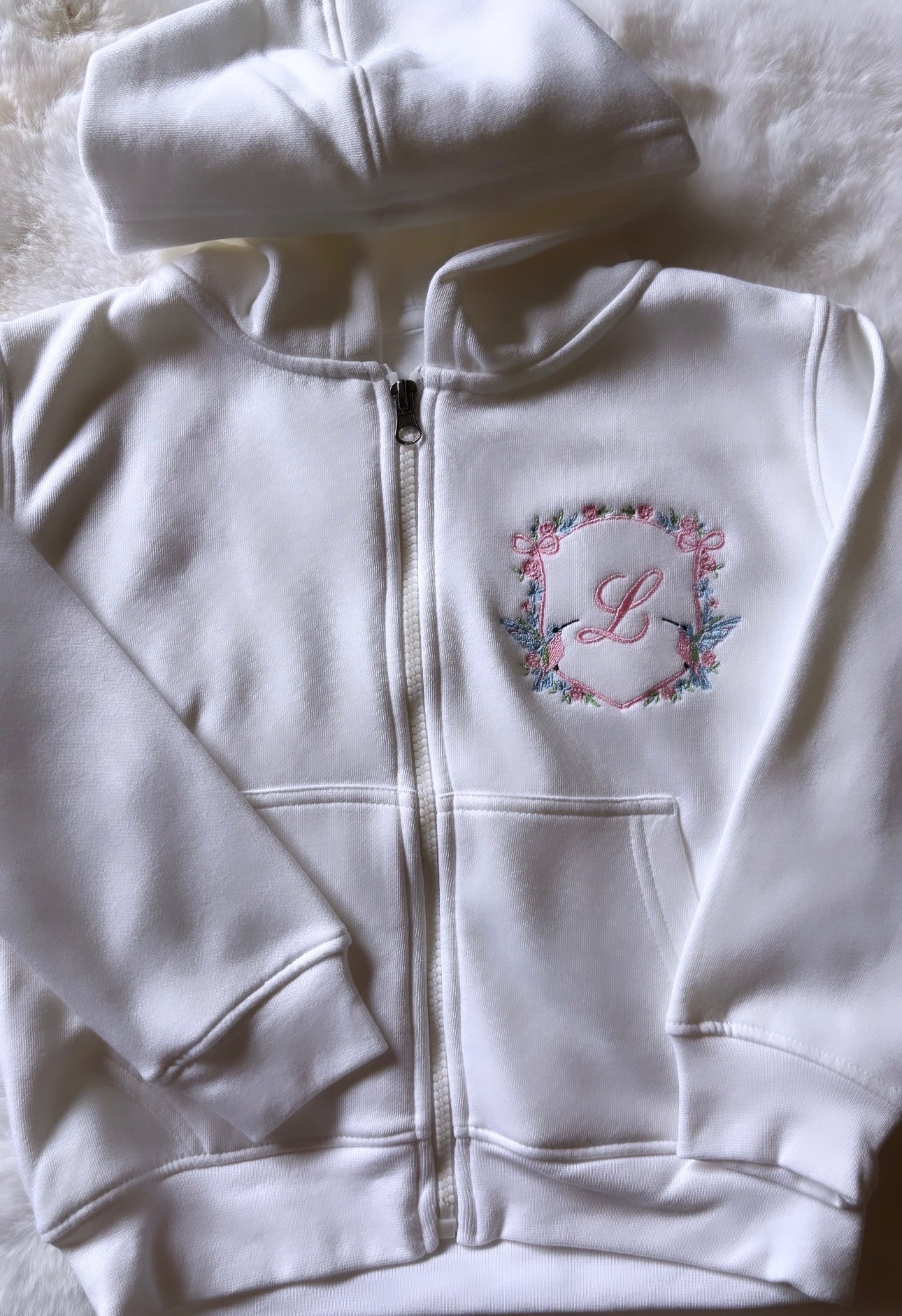 Girls Zip Up Hoodie
